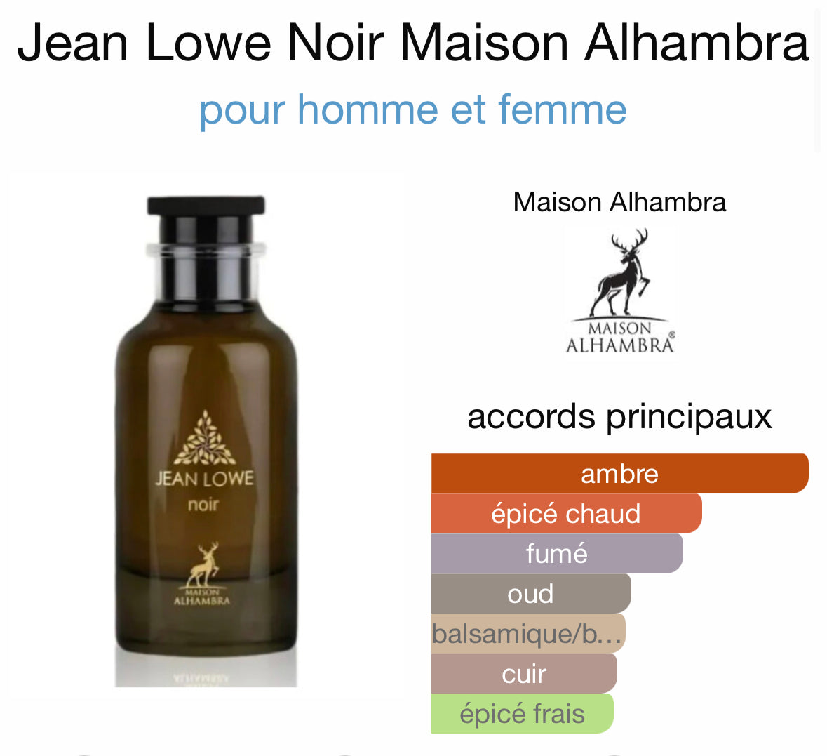 Noir Jean Lowe - Alhambra Marachi.fr