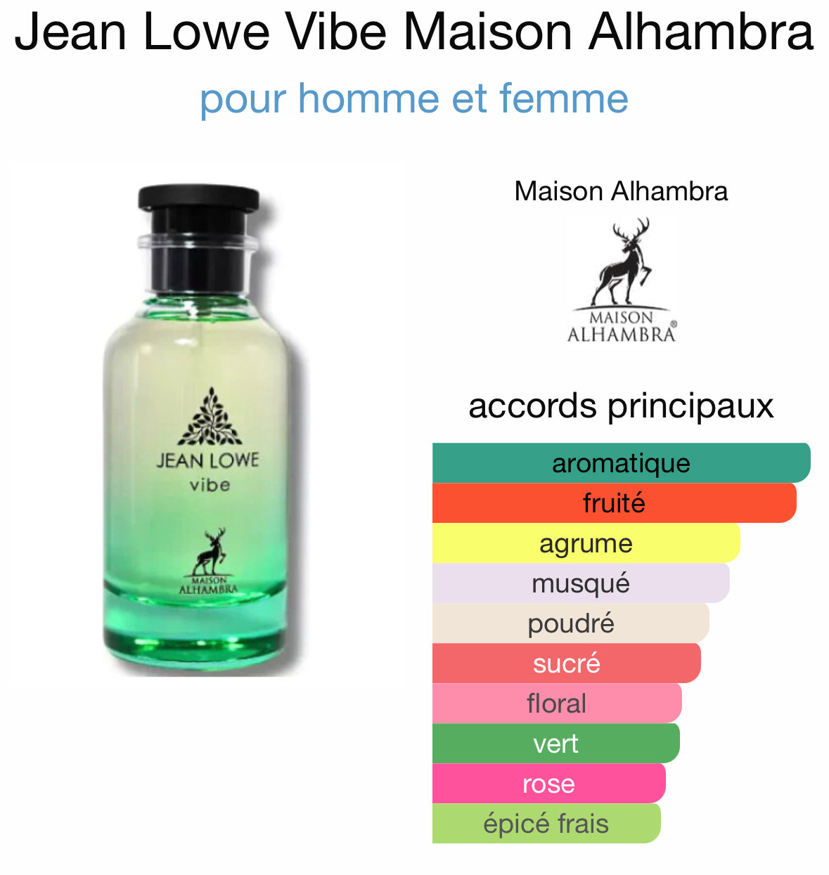 Jean lowe Vibe - Maison Alhambra