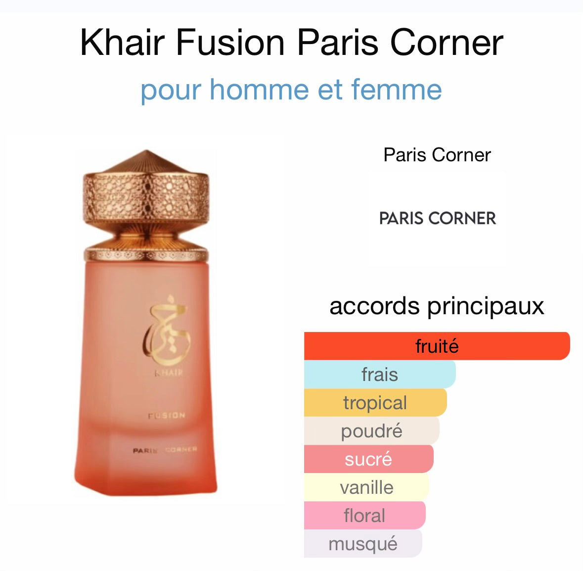 Khair Fusion - Paris Corner