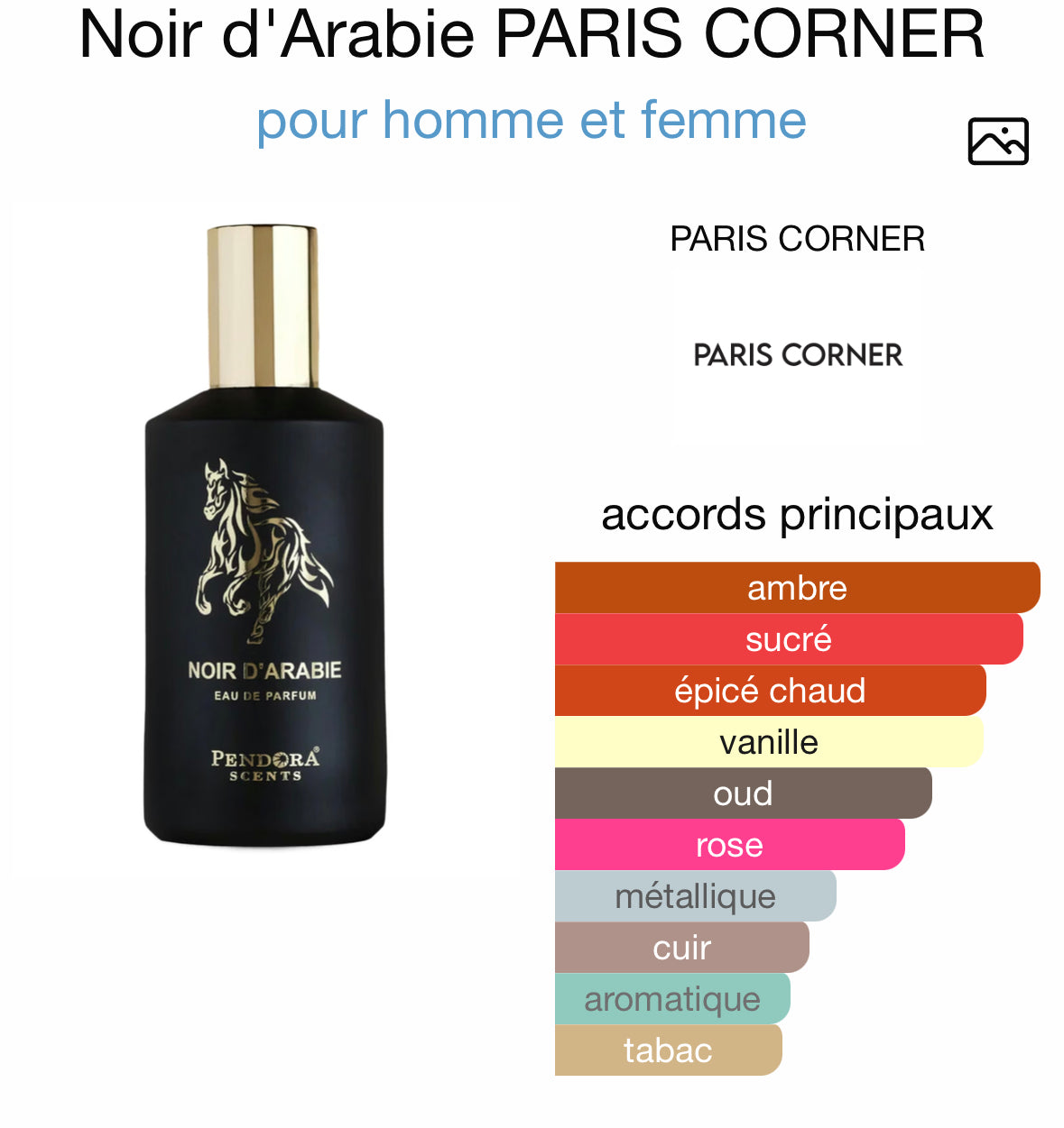 Noir d’Arabie - Pendora Scents