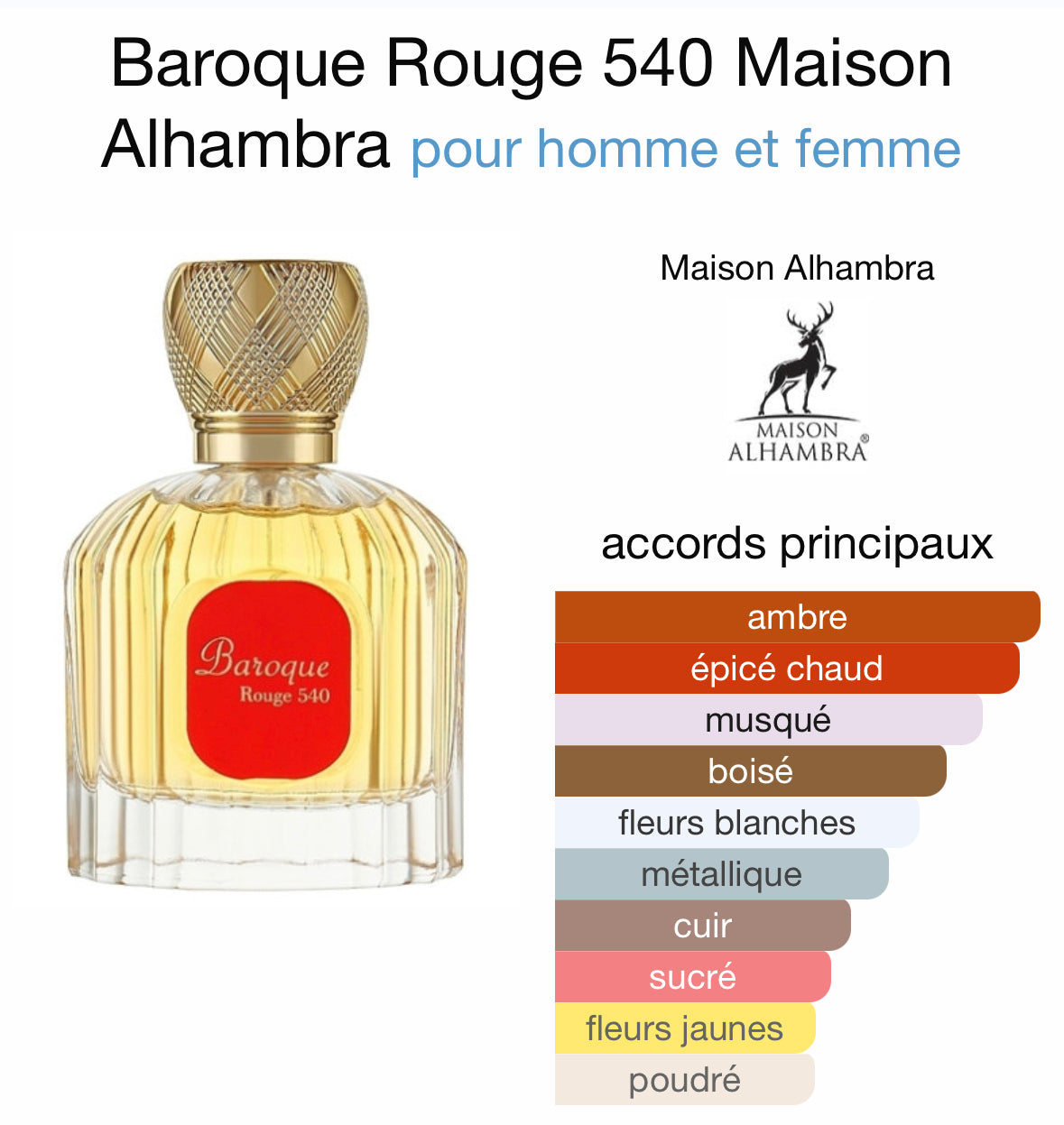 La baroque rouge maison Alhambra