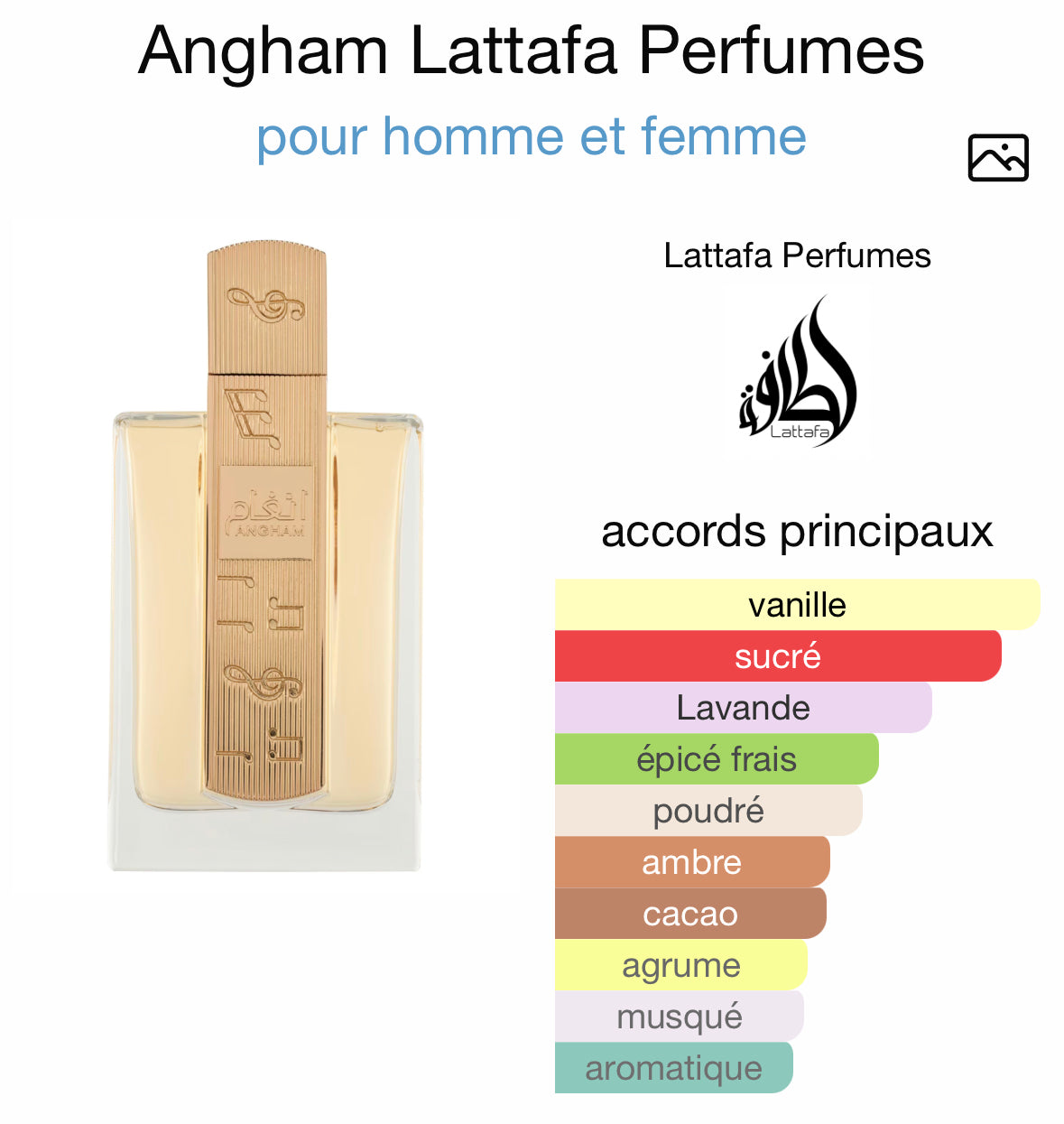 Angham - Lattafa Perfumes