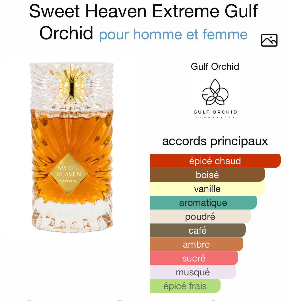 Sweet Heaven extrême - Gulf Orchid
