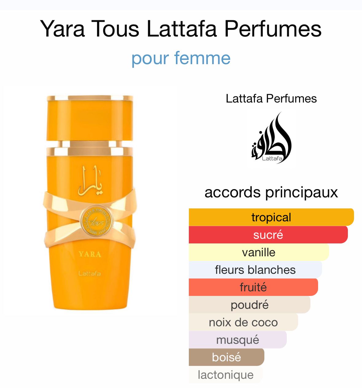 Yara Tous – Lattafa Perfumes Marachi.fr
