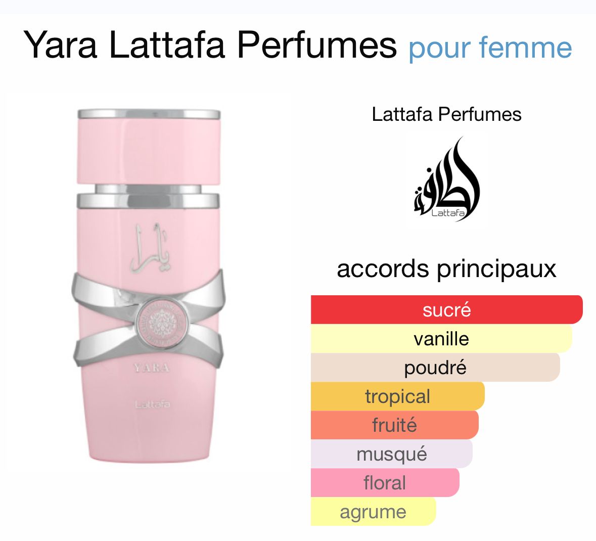 Yara – Lattafa Perfumes Marachi.fr