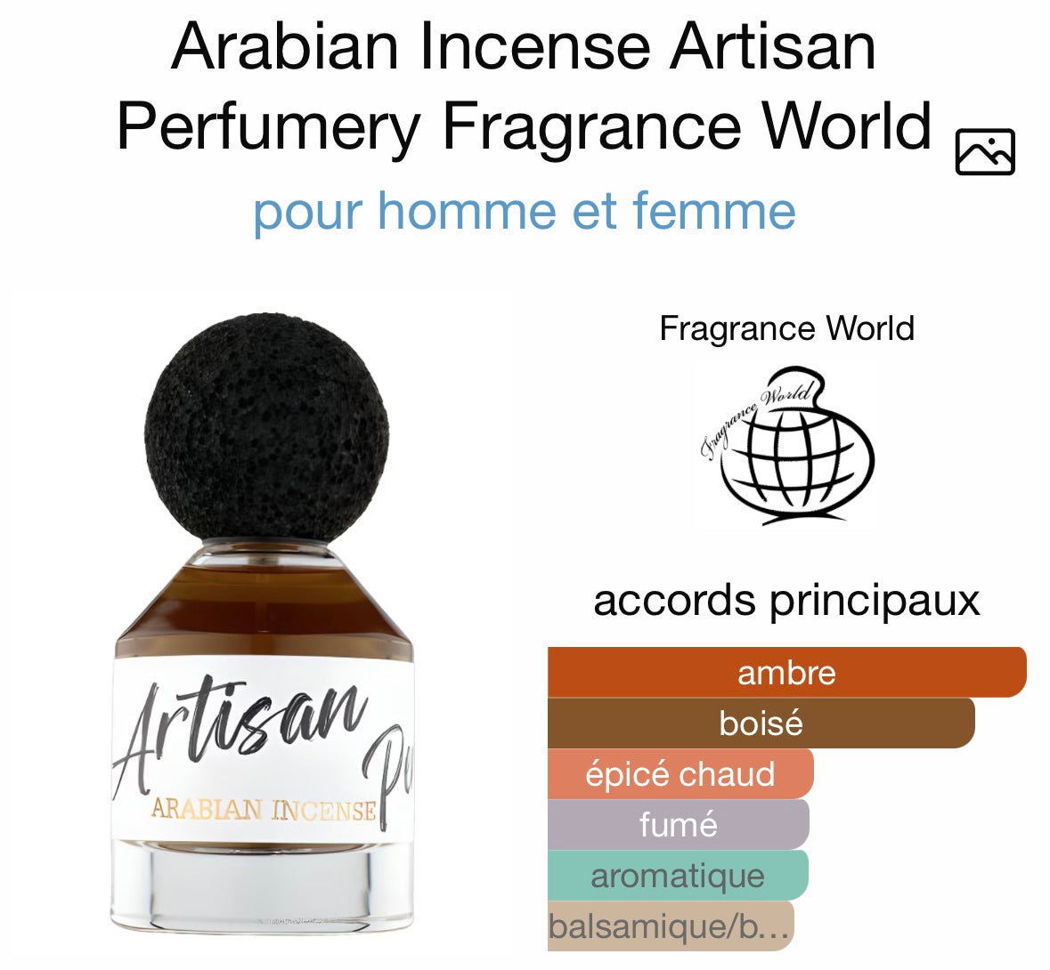 Arabian incense - Fragrance World